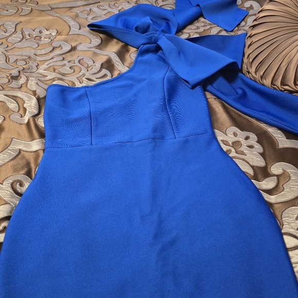 Blue bodycon dress - Picture 4 of 7